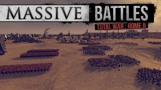 Total War Rome II  Siege of Alexandria Massive Battles [upl. by Aurelie]