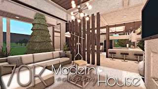 BLOXBURG 70K MODERN ROLEPLAY HOUSE  NOGAMEPASS [upl. by Kosey]