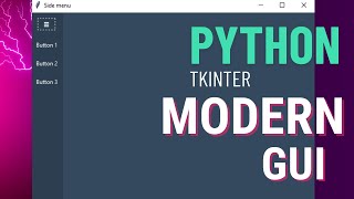 Python Modern GUI with Tkinter [upl. by Roselane805]