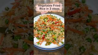 Vegetable Fried Rice by Foodease vegfriedrice usa easyrecipe quickmeal homecooking friedrice [upl. by Sublett20]