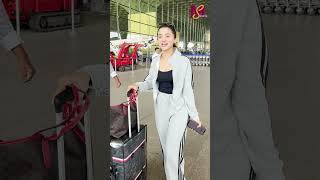 Cute Helly Shah Spotted Airport 🤩  shorts msshorts hellyshah [upl. by Sankaran]