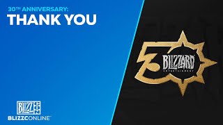 BlizzConline 2021  Blizzard 30th Anniversary  Thank You  Blizzard Entertainment [upl. by Akamahs]