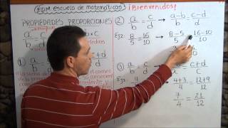 Propiedades de las Proporciones 1  Tres de sietewmv [upl. by Bovill256]