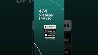 44 DnB DRUM BEATS BPM 140 drumloop bpm drumbeat flstudio metronome musicproducer [upl. by Scevour260]