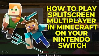 How to Play Split Screen Multiplayer in Minecraft on Your Nintendo Switch [upl. by Otineb]