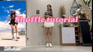 Shuffle dance tutorial in style Britt zec [upl. by Acirtap]