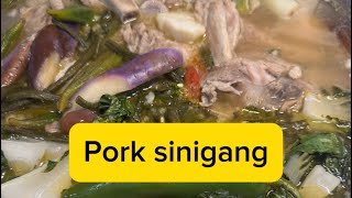 Filipina in California is liveCooking pork neck amp ribs sinigang [upl. by Leehar]