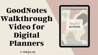 How To Use GoodNotes for Digital Planning  A Review Of Goodnotes App for Planners [upl. by Merrel]