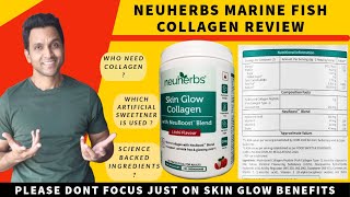 Neuherb Marine Skin Collagen Powder Supplement Review  Hindi [upl. by Griz]