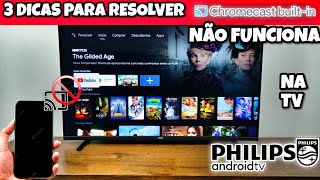 3 DICAS PARA VOLTAR A FUNCIONAR ESPELHAMENTO DE TELA NA TV PHILIPS ANDROID [upl. by Zelde]