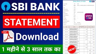 Sbi bank statement kaise nikale 2024  sbi statement pdf download  bank statement  sbi [upl. by Nairod104]