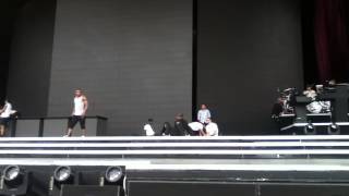 Brahim Zaibat and Rocco Dancing in Soundcheck MDNA Tour Madonna Live in São Paulo 04122012 [upl. by Anemolif]