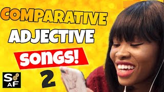 🆕Comparative Adjective Songs 👉🏾 Comparative Adjectives Song ESL Official Video 2 [upl. by Cristie307]