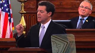 2011 KS Governor Sam Brownback State of State Speech [upl. by Laidlaw40]