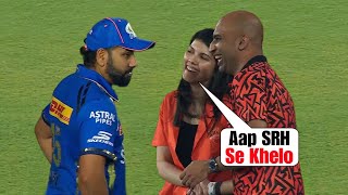 Rohit Sharma get speechless when Kavya Maran offered Sunrisers Hyderabad Captaincy to him MI vs SRH [upl. by Eleik]