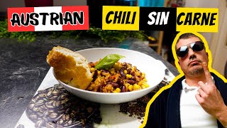 Austrian Chili Sin Carne Recipe  CRAZY COMBINATION [upl. by Suvart]