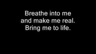 Evanescence  Wake Me Up Inside Bring Me To Life W Lyrics [upl. by Haeluj798]