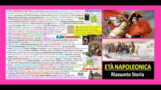 ✅ ETà NAPOLEONICA  riassunto storia  Napoleone Bonaparte [upl. by Mapel]