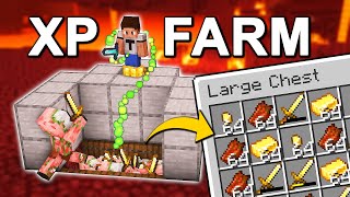 EASIEST Nether XP Farm in Minecraft 121 Tutorial [upl. by Cousin]