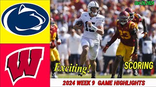 3 Penn State Vs Wisconsin  WEEK 9  College Football  Game Highlights Oct 262024  NCAAF Today [upl. by Gabrielson]