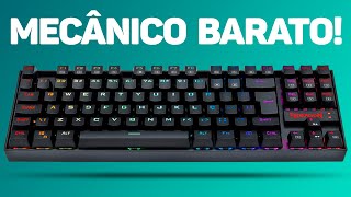 Teclado Mecânico TOP DE LINHA por 300 reais Review Redragon Kumara K552 RGB [upl. by Lette]