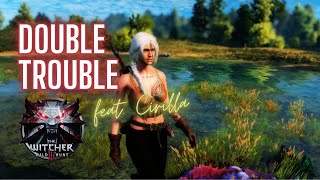 The Witcher 3  DOUBLE TROUBLE  Ciri Combat [upl. by Hsaniva]