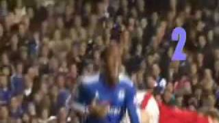 Evans vs Drogba  RED CARD [upl. by Melody652]