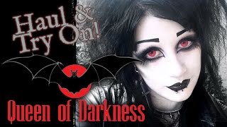 Queen of Darkness Haul  Try On IN THE SHOP  Black Friday [upl. by Hut188]