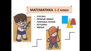 Математика 14 классы Отрезки ломаные и прямые линии вершины звенья [upl. by Eahs]