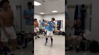 john stones dancing after manchester city won premier league [upl. by Alliber]