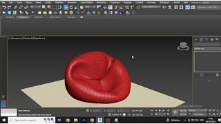 3D Modeling in 3dsMax  How to Model a Prop Bean Bag For Beginners [upl. by Lark]