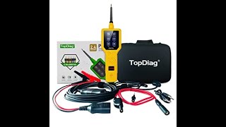 Review TopDiag P100pro 930v car Circuit Tester Power Circuit Probe Kit [upl. by Tessa267]