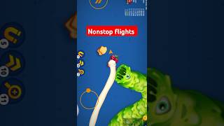 Worms zone nonstop flights gaming wormszone [upl. by Jayson]