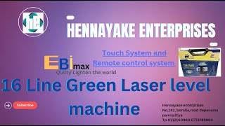 EBImax 16L laser level Machine [upl. by Marybelle]