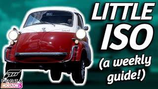 HOW TO COMPLETE quotLittle Isoquot  Forza Horizon 5 Weekly Forzathon Challenge Guide [upl. by Atteirneh]