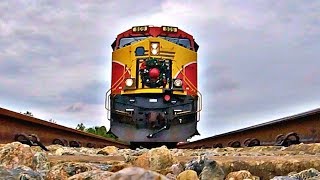 FEC Christmas Train Runs Over Camera [upl. by Ezzo]