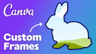 How to Make Custom Frames in Canva [upl. by Tena]