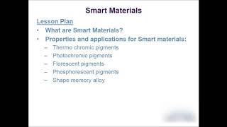 Smart Materials [upl. by Ellocin]