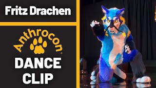 Fritz Drachen CLIP — 2024 Anthrocon Fursuit Dance Comp [upl. by Atinuaj247]