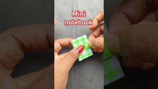 Mini notebook making minicraft papercraft craft diy artandcraft colour paintdiaryminidiary [upl. by Ahsemaj952]