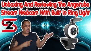 Unboxing amp Reviewing Angetube Webcam With Built in Ring Light  Angtube 967Pro VS Logitech C920 [upl. by Anirtik17]