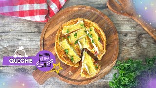 Quiche au Camembert  Une recette Air Fryer inratable [upl. by Ellerihs]