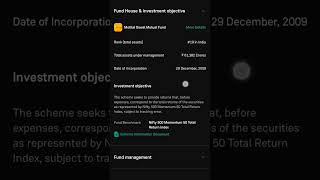 Motilal Oswal Nifty 500 Momentum 50 Index Fund Direct Growth  shorts mutualfund nfo shortsfeed [upl. by Nosirrah]