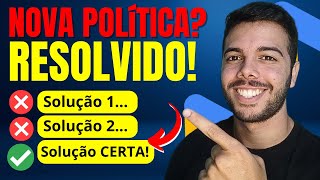 RESOLVIDO Rastreador de Cliques Não Certificado  Nova Política do Google Ads Para Afiliados [upl. by Kenweigh]