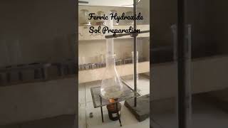 Ferric Hydroxide Sol Preparation  By Aakash Rastogi Sir [upl. by Ophelie]