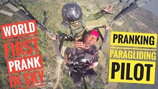 World First Prank On Sky Paragliding Pilot got Pranked [upl. by Akemak298]