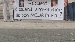 Une marche pour Foued Guessoum Villeurbanne [upl. by Schreibman]