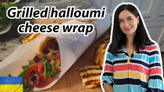 Grilled Halloumi Cheese Wrap [upl. by Worra]