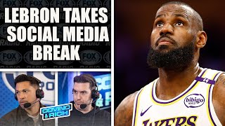 Covino amp Rich  LeBron’s Only Human The Social Media Scrutiny Must Weigh on Him [upl. by Rebmetpes]