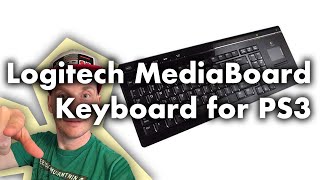 Logitech Cordless MediaBoard Pro Bluetooth Keyboard for PS3 [upl. by Applegate]